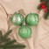 Set of balls plastic D-8 cm, 3 pcs "highwood" chill, green