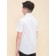 Short -sleeve shirt for Pelican boy, height 122 cm, white color