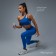 Sports top asymmetry, rr l, blue color