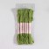 Muline threads, 8 ± 1 m, green color No. 470