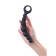Anal stimulator Popo pleasure by toyfa carina, silicone, black color, 19 cm, d 3 cm