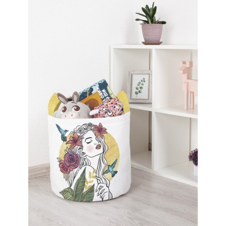 Basket for toys "Tender diva, size 35x35 cm