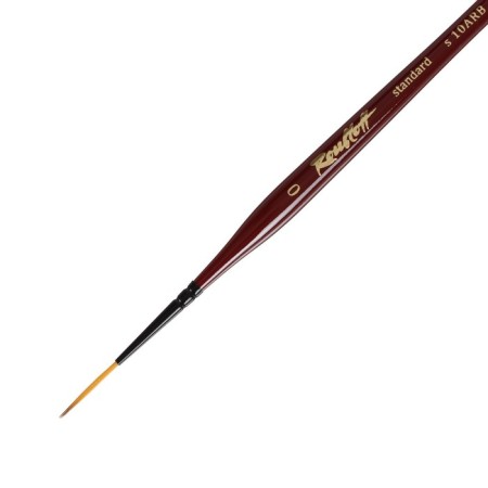 Brush Liner Sybloff S10arb No.0, long pile, short handle is varnished, red-1