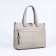 Luggage bag on lightning, 2 external pockets, color gray color