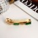 Hair hair clip "Catherine" overflows, 6 cm, green