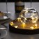 Garland “thread” 2 m Rosa with nozzles “Zvezda”, IP20, silver thread, 20 LED, glow warm white, 2 modes, AAX2