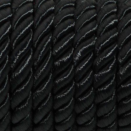 Cord twisted, d = 8 mm, 10 ± 1 m, black color-1