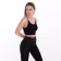 Female leggings, black color, size 42