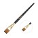 RUBLOFF brush synthetics, imitation column, flat, series 1S25 No. 24, short black matte handle, yellow clip