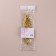 Handle for a bag, bamboo, with chains and carbines, 60 cm, gold color