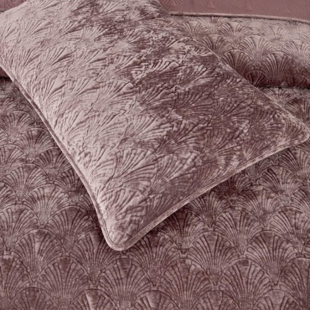 Cover with pillowcases Sofi de Marko "Rosalin", size 240x260 cm, 50x70 cm - 2 pcs, color ash rose-8