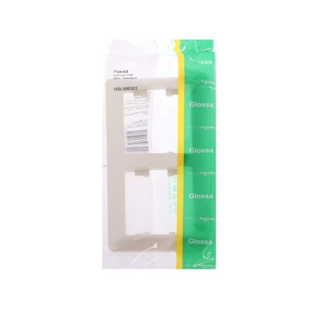 Frame Se Glossa, 2 posts, beige, GSL000202-3