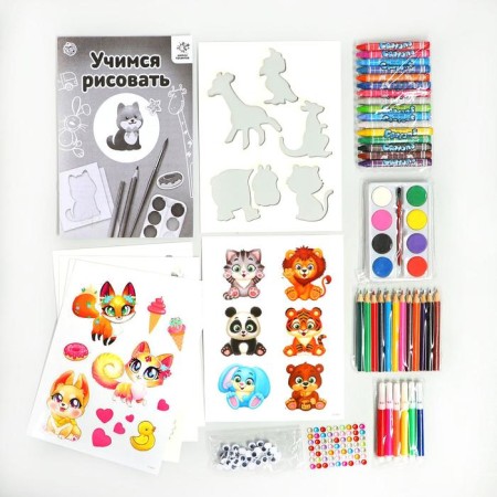Set for drawing "Learning to draw: animals"-2