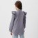 Blouse for girls minku color gray, height 152 cm