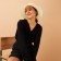 Women's hat with bowing minaku color white, rr 56-58