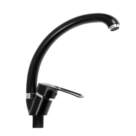 Zein ZC2036 kitchen mixer, pouring "duck", cartridge ceramics 40 mm, black/chrome-3