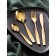 Set of dining room "Uralochka", 24 items, thickness 2 mm, with decorative spraying, cardboard box, gold color
