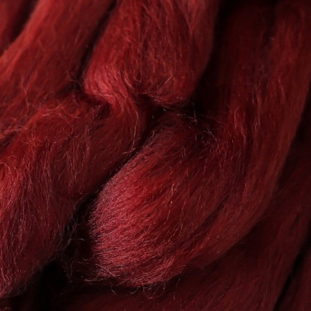 Fasting wool 100% half -toned wool 50 g (063, chocolate)-2