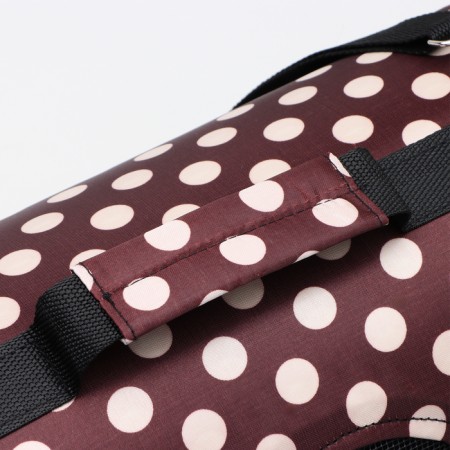 Bag - carrying for animals "peas", brown, size L, 53 x 21 x 29 cm-5