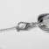 Necklace "Ground chain" square weaving, silver color, 50 cm