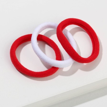 Elastic bands (3 pcs.) And hair clip "You are a miracle", set-6