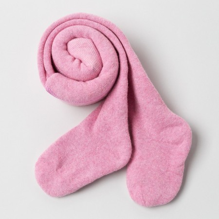 Pantyhose children's terry, pink color, height 74-80