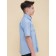 Surchashka upper for boys, height 128 cm, blue color