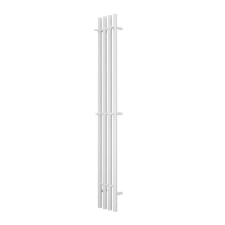 Terminus quatro electric heated towel rail "Circle", 1600x218 mm, white matte