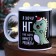 Ceramic mug "NG", 320 ml, black color