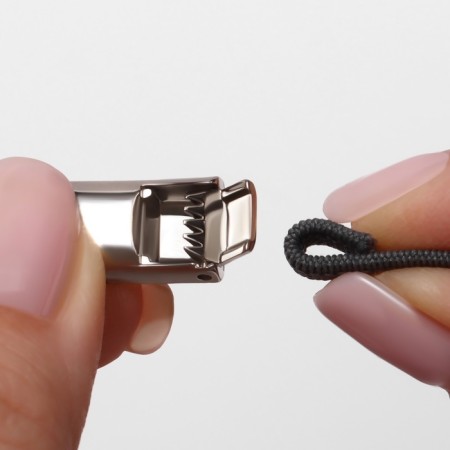 CLISTOR for laces, steam, size 2.6 × 1 × 0.8 cm, silver color-8