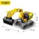 Designer Techno "Excavator", 2 assembly options, 342 details