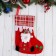 Nosok for gifts "Snow Kantik" 18*25 cm, Santa Claus, Red