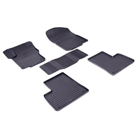 Rubber rugs ’grid’ for Mercedes-Benz M-Class W166, 2012-2015