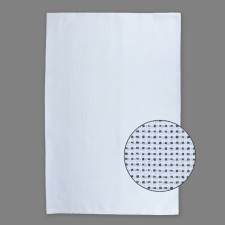 Canvas for embroidery No. 14, 100 × 150 cm, white color
