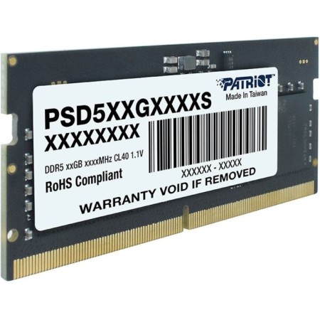 Memory module DDR5 8GB 4800MHz PSD58G480041S RTL PC5-38400 CL40 SO-Dimm 260-pin 1.1V Single Rank-1