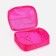 Lightning cosmetic bag, raspberry color