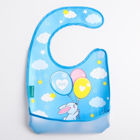 Blory for feeding "Bunny" waterproof on Velcro, with a pocket-6