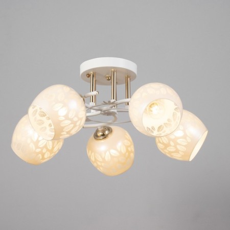 Causte "Fania" 5he27 40W white-gold 58x58x27 cm Bayerlux-1