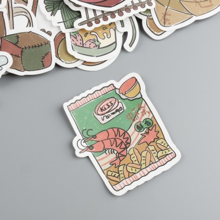 Plastic stickers "Communication" set 60 pcs 10x12 cm-1