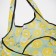 Folding bag without fasteners, yellow color