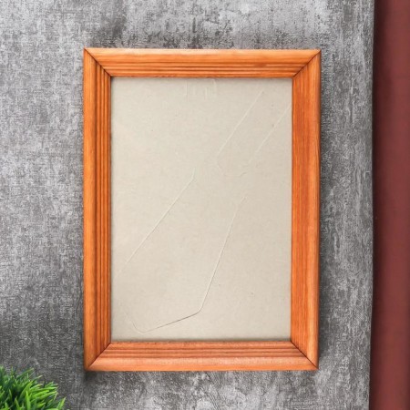 Photo frame with 20 15x21 cm walnut