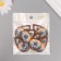 Decor for creativity tree "Pumpkin with a pattern" 4.9x3.3x0.3 cm