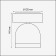 LED LED Galeati, 10 W, 3000k, LED, Gray Color
