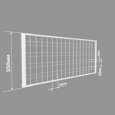 Mesh wall 350 × 900 mm, white color-2