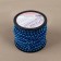 Beads on threads are round 4mm*10 ± 1 -yard blue plastic bobin au