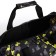 Road bag with lightning, external pocket, long belt, yellow/black color