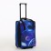 Small suitcase with a bag, 20 ", on a zipper, with an extension, the color is blue