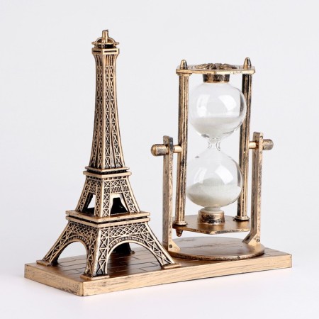 Sanding clock "Eiffel Tower", souvenir, 15.5 x 6.5 x 16 cm-1