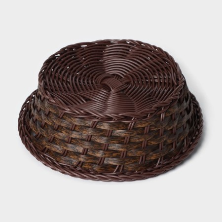 Basket for fruits and bread Daula "Tree", 21 × 21 × 6.5 cm-5