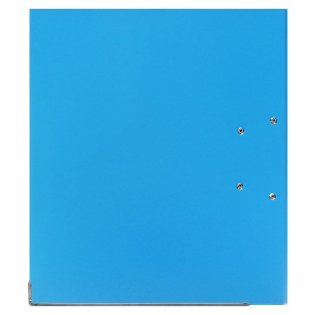 A4, 50 mm registrar, calligrata, PVC, embossing "flax", metal edging, pocket for a spine, collected, blue, mix-6